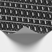 Anfangsbuchstaben E Geschenkpapier (Ecke)