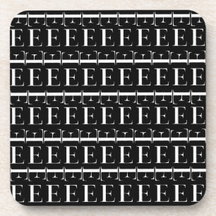 Anfangsbuchstaben E Getränkeuntersetzer