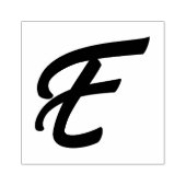 Anfangsbuchstaben E Gummistempel (Prägung)