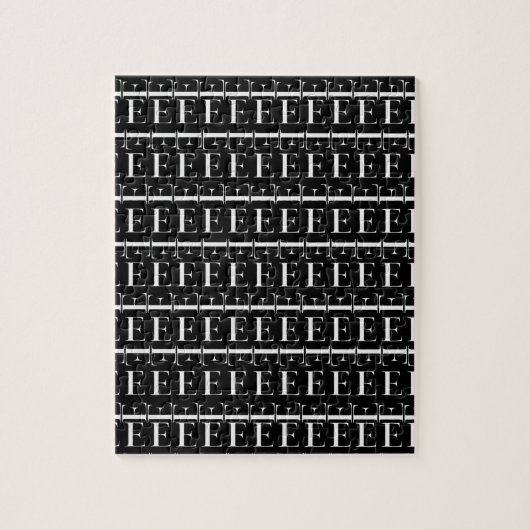 Anfangsbuchstaben E Puzzle (Vertikal)