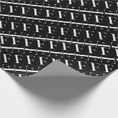 Anfangsbuchstaben F Geschenkpapier (Ecke)