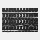 Anfangsbuchstaben F Küchentuch (Horizontal)