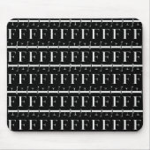 Anfangsbuchstaben F Mousepad (Vorne)