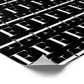 Anfangsbuchstaben F Poster (Ecke)