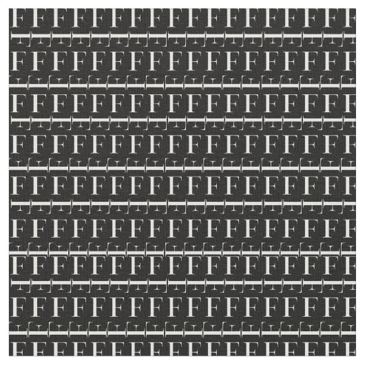 Anfangsbuchstaben F Stoff (Nahaufnahme)