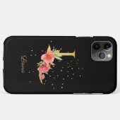 Anfangsbuchstaben für das Floral Monogramm Case-Mate iPhone Hülle (Rückseite (Horizontal))