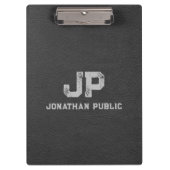 Anfangsbuchstaben für Lederausdruck Klemmbrett (Vorderseite)