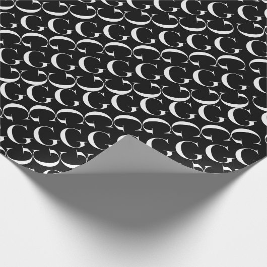 Anfangsbuchstaben G Geschenkpapier (Ecke)