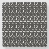 Anfangsbuchstaben G Steinuntersetzer (Vorderseite)