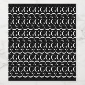 Anfangsbuchstaben G Weinetikett (Einzelnes Label)