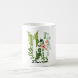 Anfangsbuchstaben H | Moderner Individuelle Name Kaffeetasse