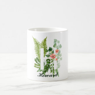 Anfangsbuchstaben H | Moderner Individuelle Name Kaffeetasse