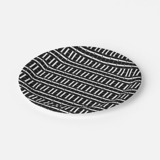 Anfangsbuchstaben H Pappteller (Schrägansicht)