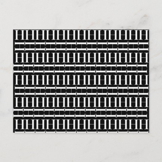 Anfangsbuchstaben H Postkarte (Vorderseite)