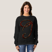 Anfangsbuchstaben I rot Sweatshirt (Vorne ganz)