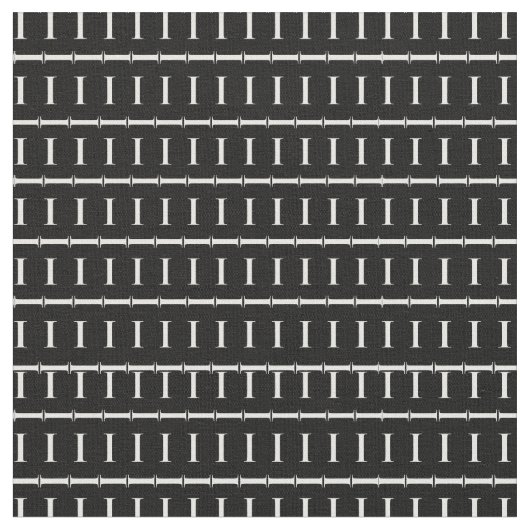 Anfangsbuchstaben I Stoff (Nahaufnahme)