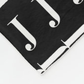 Anfangsbuchstaben J Fleecedecke (Ecke)