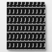 Anfangsbuchstaben J Fotoplatte (Vorderseite)