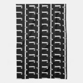 Anfangsbuchstaben J Geschirrtuch (Vertikal)