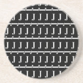 Anfangsbuchstaben J Getränkeuntersetzer (Vorne)