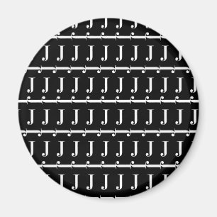 Anfangsbuchstaben J Magnet
