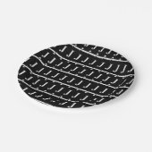 Anfangsbuchstaben J Pappteller (Schrägansicht)