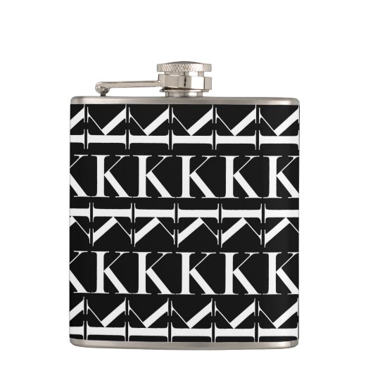 Anfangsbuchstaben K Flachmann (Vorderseite)