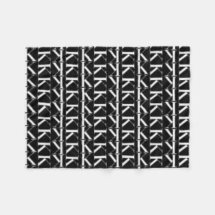 Anfangsbuchstaben K Fleecedecke