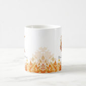 Anfangsbuchstaben K für Herbstlaub Kaffeetasse (Mittel)