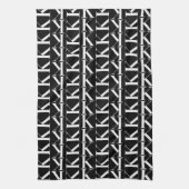 Anfangsbuchstaben K Geschirrtuch (Vertikal)