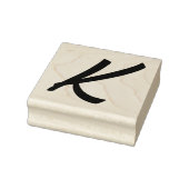 Anfangsbuchstaben K Gummistempel (Stempel)