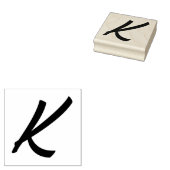 Anfangsbuchstaben K Gummistempel (Stempel)