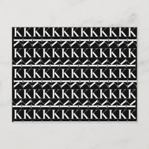 Anfangsbuchstaben K Postkarte