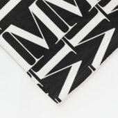 Anfangsbuchstaben M Fleecedecke (Ecke)