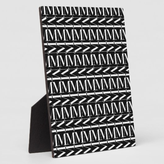 Anfangsbuchstaben M Fotoplatte (Seite)