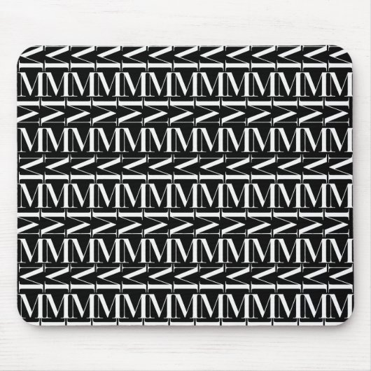 Anfangsbuchstaben M Mousepad (Vorne)