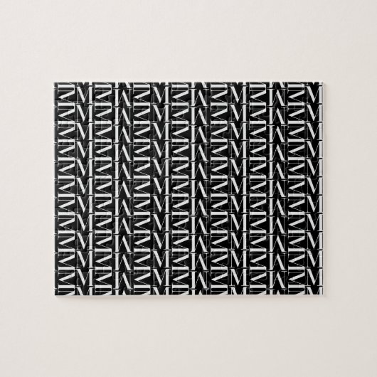 Anfangsbuchstaben M Puzzle (Horizontal)