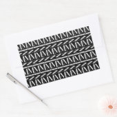 Anfangsbuchstaben M Rechteckiger Aufkleber (Umschlag)