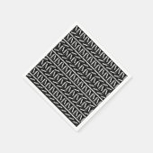 Anfangsbuchstaben M Serviette (Ecke)