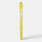 Anfangsbuchstaben Monogram, gelbe Schatten Textur Case-Mate iPhone Hülle (Rückseite / Links)