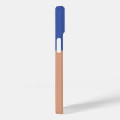 Anfangsbuchstaben Monogram, Moderner Farbblock Case-Mate iPhone Hülle (Rückseite / Rechts)