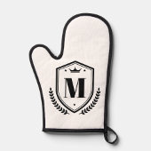 Anfangsbuchstaben Monogramm-Abzeichen Ofenhandschuh