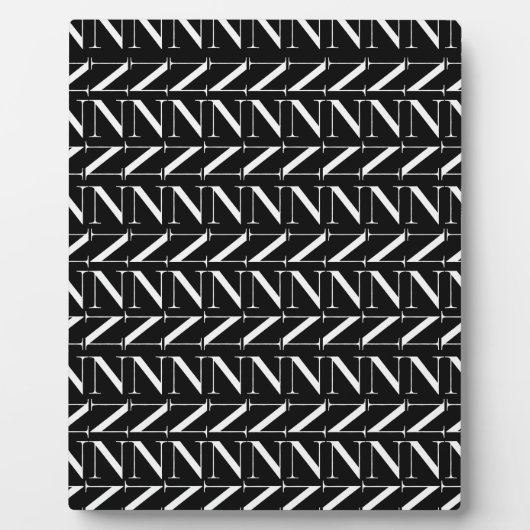 Anfangsbuchstaben N Fotoplatte (Vorderseite)