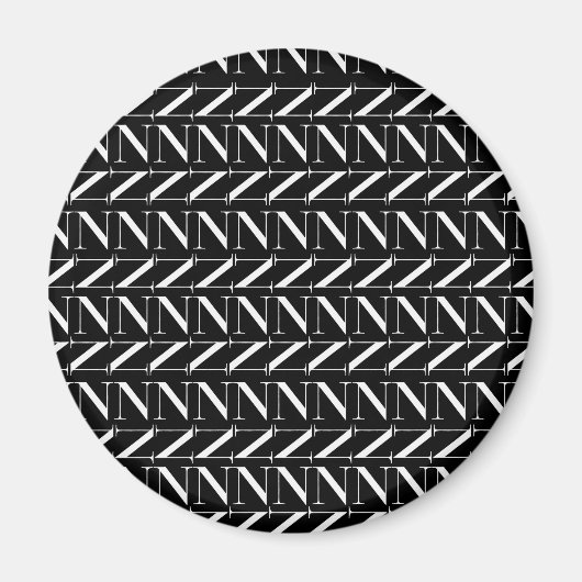 Anfangsbuchstaben N Magnet (Vorne)