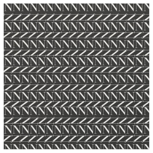 Anfangsbuchstaben N Stoff (Nahaufnahme)