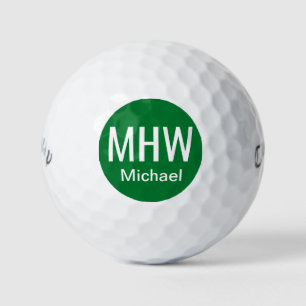 Anfangsbuchstaben Name Grün Golfball