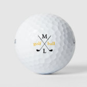 Anfangsbuchstaben: personalisiert golfball (Vorderseite)