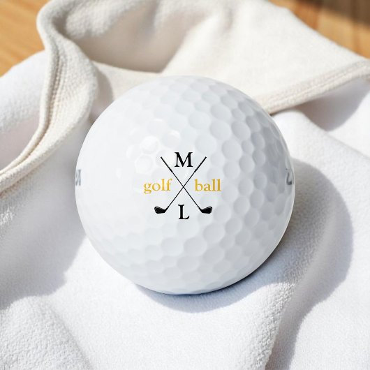 Anfangsbuchstaben: personalisiert golfball