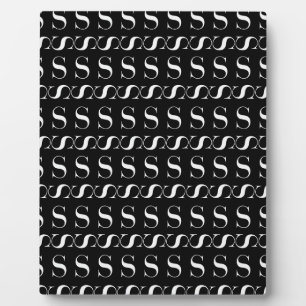 Anfangsbuchstaben S Fotoplatte