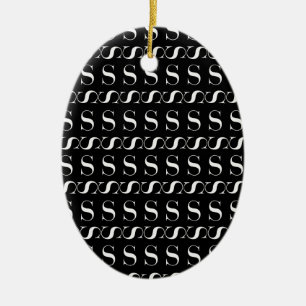 Anfangsbuchstaben S Keramikornament